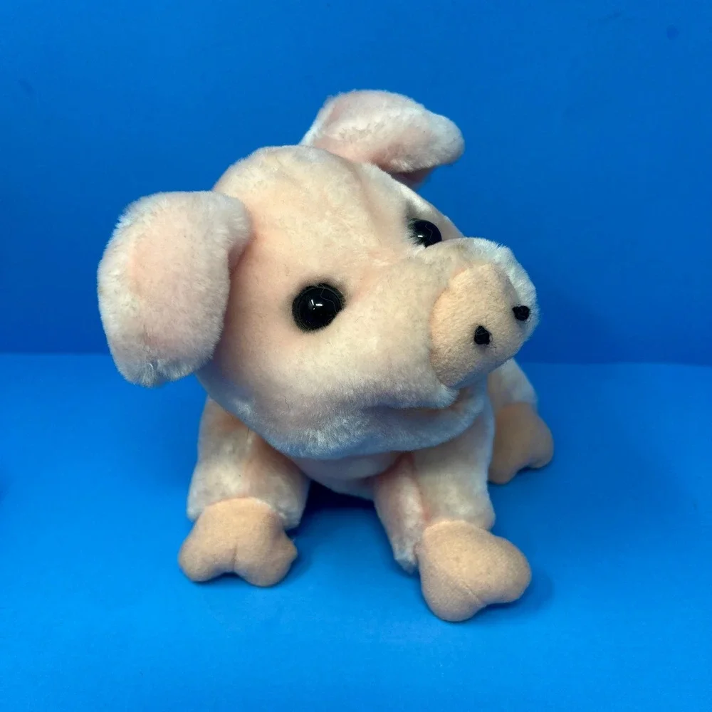 Old Macdonald's Farmyard Friends Stuffed Animals Lot Pig‎ Cow Rooster 1993